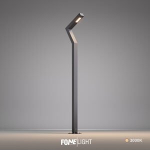Zentila stâlp de iluminat exterior peisagistic din aluminiu