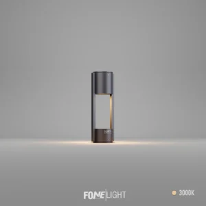 Holera lampă pentru stâlp de grădină cu corp din aluminiu