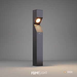 Dualluz lampă bollard din aluminiu