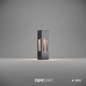 Aka lampă pentru stâlp destinată iluminatului de grădină