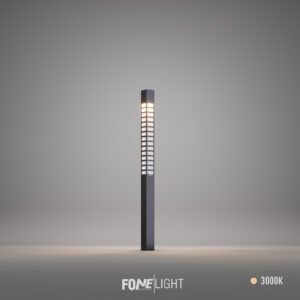 Vilorita stâlp decorativ de iluminat exterior din plexiglas și aluminiu cu LED