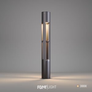 Curvex lampă bollard pentru grădină și alei