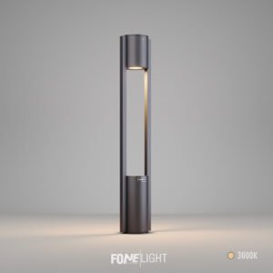 Holera lampă bollard LED din aluminiu pentru grădină și alei