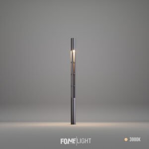 Curvex stâlp decorativ de iluminat exterior LED pentru zone publice urbane