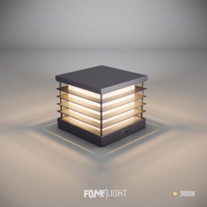 Postila lampă pentru stâlp din aluminiu pentru grădină, ziduri și garduri